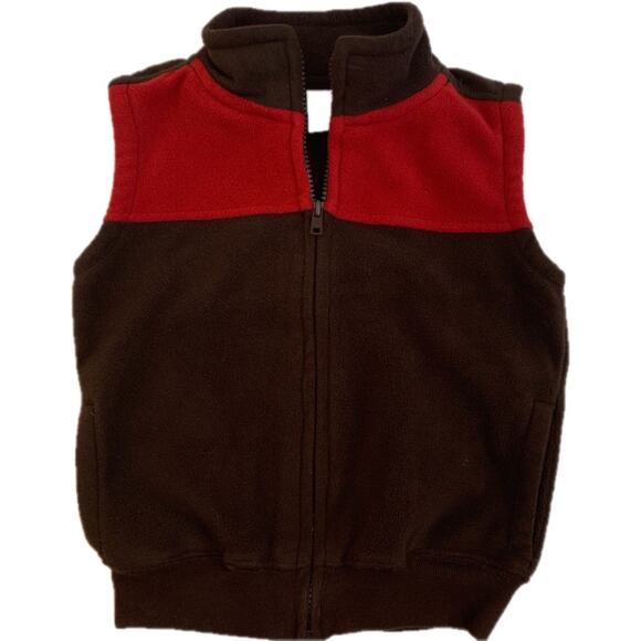 Gymboree Sleeveless Fleece Zippered Vest / Jacket Boys 3-4 XS - Picture 1 of 7